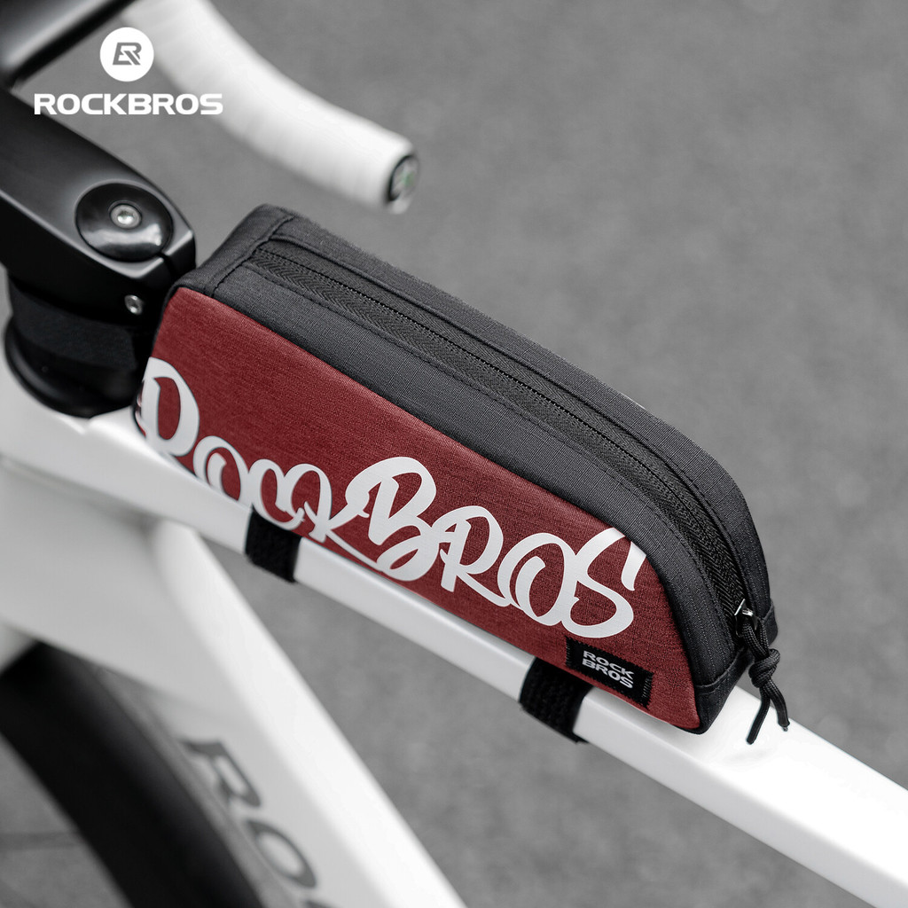 【TH Delivery】ROCKBROS ร็อคโบรส์ จักรยานท่อบนกระเป๋าขนาดกะทัดรัดน้ําหนักเบาจักรยานกรอบด้านหน้ากระเป๋า0.8ล ความจุแบบพกพาการจัดเก็บ จักรยานเสือภูเขา จักรยานถนนอุป
