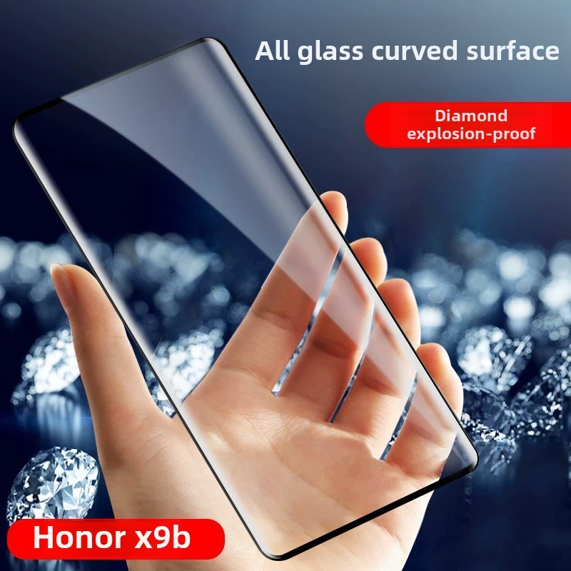 Huawei X9B X9C X8A X8B X7C หน้าจอโค้ง Protector กระจกนิรภัยเต็มรูปแบบ