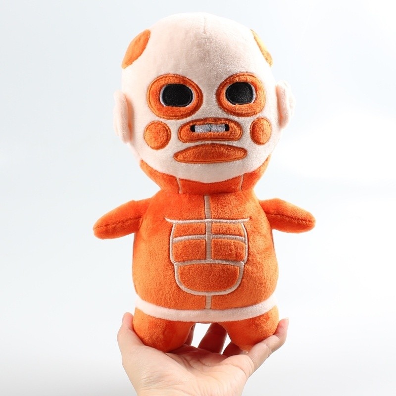 Attack on Titan Colossal Titan ของเล่นผ้าขนสัตว์ของเล่นเด็กเต็มไปด้วยตุ๊กตาตุ๊กตาเพื่อเอาใจของเล่น SVJC