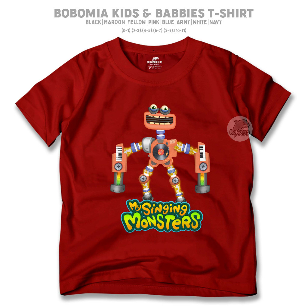 Wubbox My Sing Monsters Game Animation เสื้อยืดสําหรับเด็กทารก 1-12 ปี