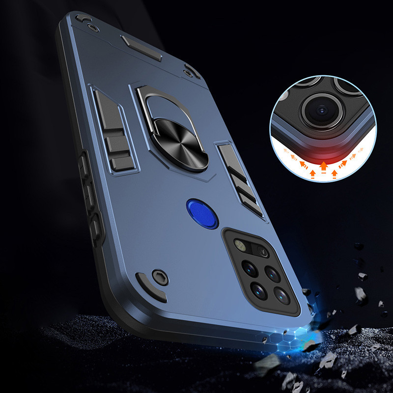 เคสโทรศัพท์มือถือ พร้อมแหวนขาตั้ง สําหรับ Tecno Pova LD7 LD7j