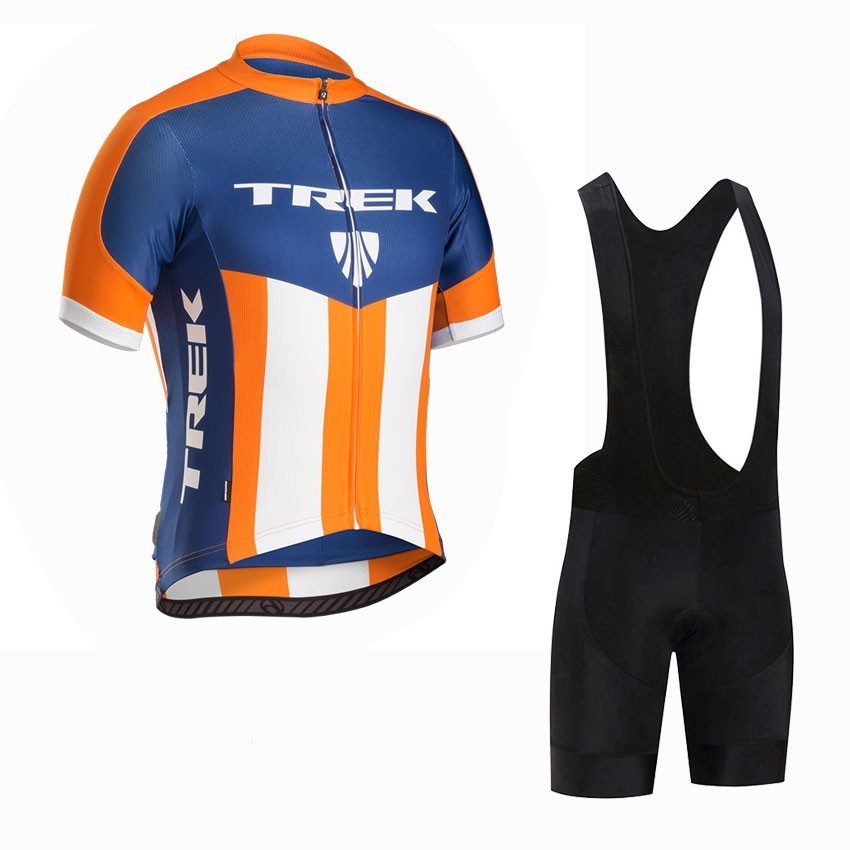 Fpx 【COD】 พร้อมส่ง 2022 TREK ชุดปั่นจักรยานเสือภูเขา แขนสั้น ระบายอากาศ แบบแห้งเร็ว สีส้ม สีฟ้า สําหรับผู้ชาย