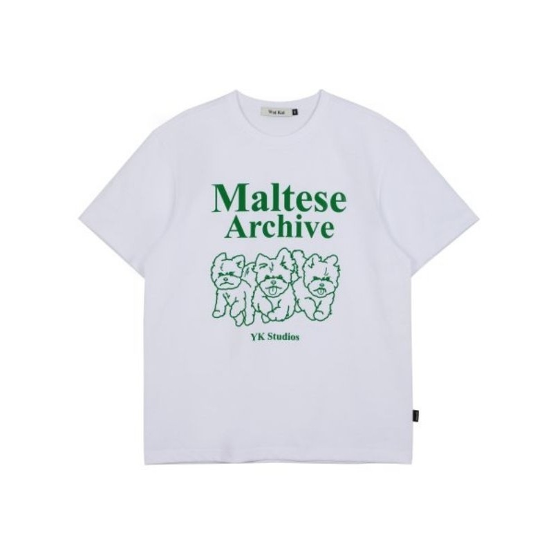 [READY] WAIKEI MALTESE ARCHIVE GRAPHIC LINE TSHIRT