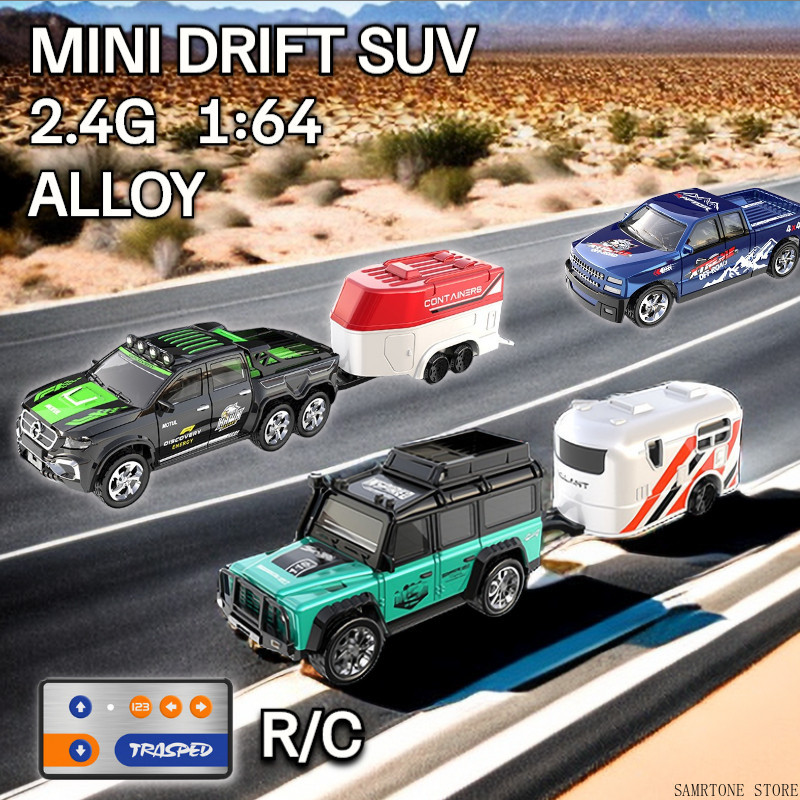 รถ RC 2.4G 5-Channel 1/64 Mini รีโมทคอนโทรล SUV Drifts หนึ่งชั่วโมง Long Endurance ไฟฟ้า Off-road รถสําหรับเด็ก