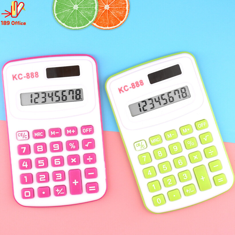 เครื่องคิดเลข เครื่องคิดเลข8หลัก รุ่น KC-888 เครื่องคิดเลขมินิ เครื่องคิดเลขพกพา พร้อมส่ง