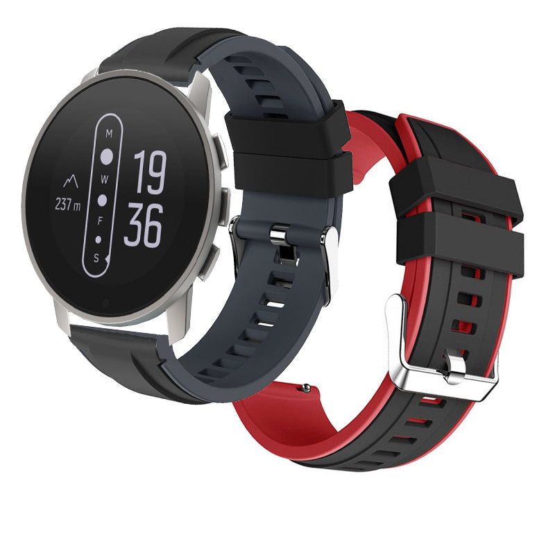 สายนาฬิกาข้อมือซิลิโคน แบบนิ่ม สําหรับ Suunto 9 5 Peak Pro Smart Watch