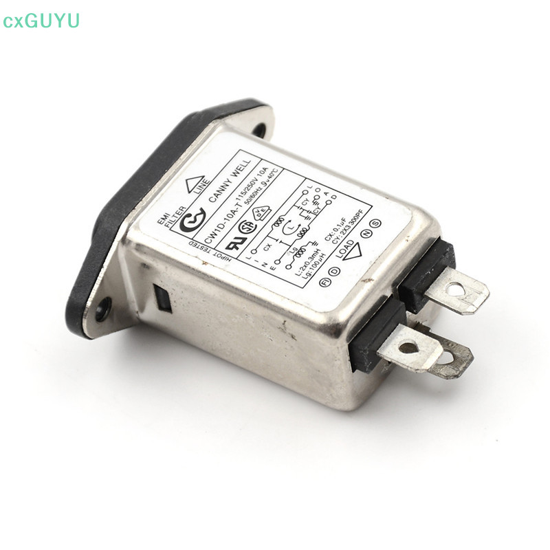 [cxGUYU] ตัวกรองสัญญาณรบกวน EMI RFI AC 250V 10A CW1D-10A-T 1 ชิ้น
0
0
0
0
0 PRTA