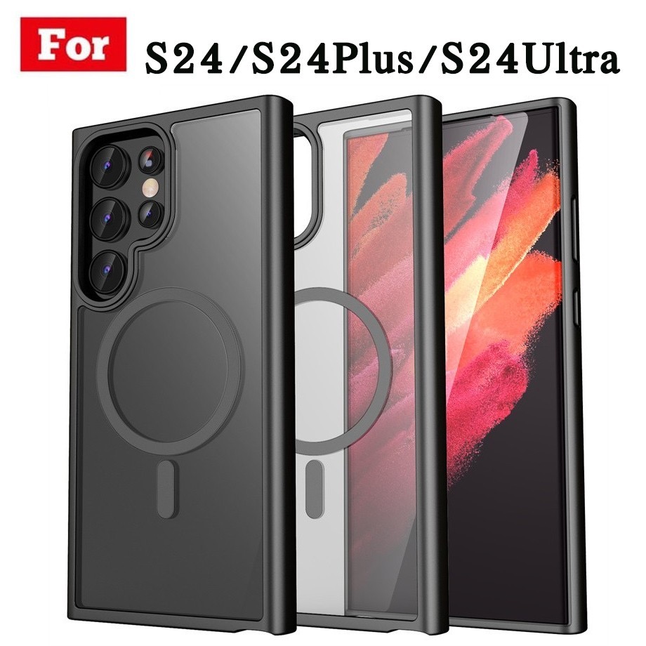 เคสผิวด้าน เคส แม่เหล็ก ชาร์จได้ สำหรับ SAMSUNG A06 A55 A16 S24FE A56 A36 S25 S23 S24 ultra S25fe S25ultra FE เคสมือถือ - รูปที่ 5