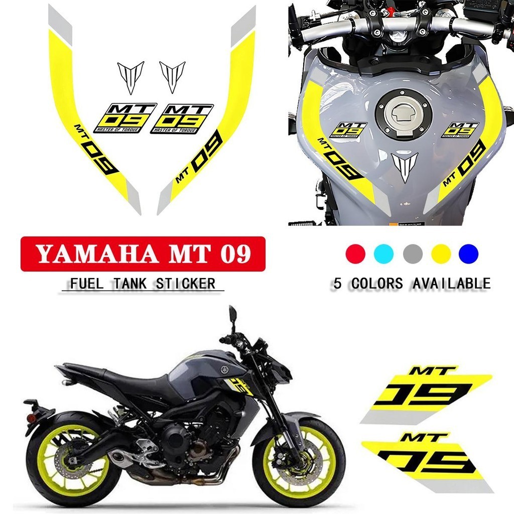 สติกเกอร์ ลายดอกไม้ กันน้ํา ดัดแปลง สําหรับติดตกแต่งรถจักรยานยนต์ Yamaha MT09 MT-09 และ MT-09SP