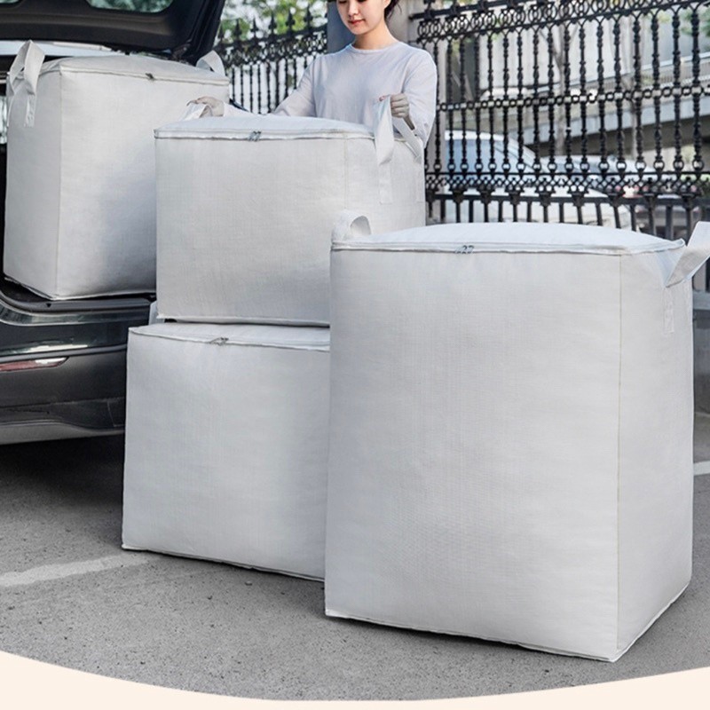 ส่งไว หนา✅ ถุงบิ๊กแบ็คขนาดใหญ่ 2สี ✨ 4ขนาด (คุณภาพดี) ✅ ถุงยักษ์ จัมโบ้ BIG BAG ถุงกระสอบ กระสอบขนาดใหญ่ สีขาว ใส่ผ้านวม