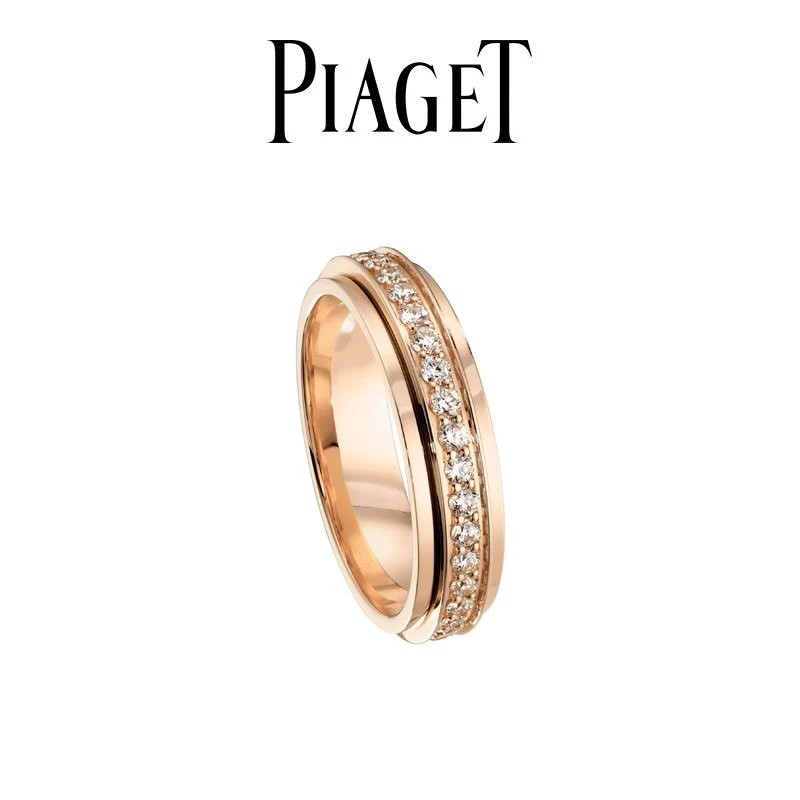 Piaget Piaget POSSESSION Time Comes to Run Series แหวนยิปโซ สีโรสโกลด์ ของขวัญวันวาเลนไทน์ สําหรับแฟนสาว คู่รัก ของขวัญวันเกิด [ของขวัญเทศกาลฤดูใบไม้ผลิ] [ของขวัญวันวาเลนไทน์]