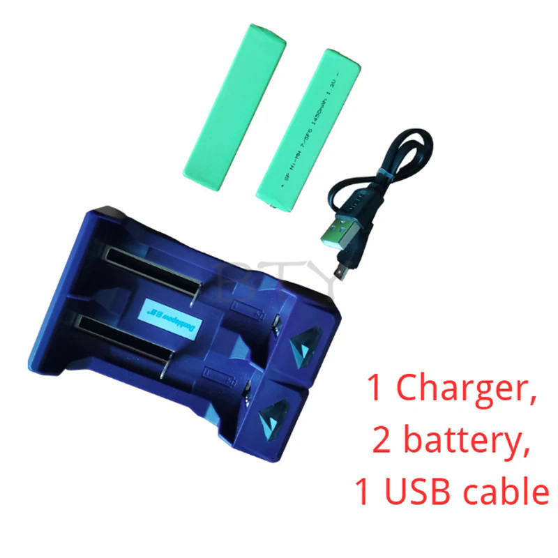 BTY 5V 500mA NIMH USB Battery Charger With 7/5F6 67F6 Ni-Mh 1450mAh Chewing Gum Battery For Sony Wal