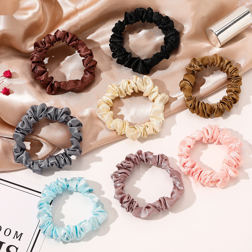 คันเบ็ด 1 บาท สีแคนดี้ ยางรัดผมหางม้า ผ้าซาติน แบบบาง สีพื้น สไตล์เกาหลี ริบบิ้น ยางมัดผม ยางรัด ไหมพรม ที่คาดผม แฟชั่น ผ้าซาติน ที่คาดผมผ้า ยางรัดผม โบว์ผูกผม เส้น ผ้าผูกผม