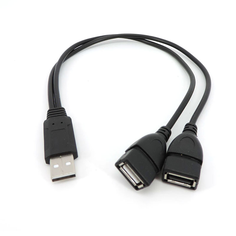 อะแดปเตอร์แยกสายชาร์จ usb 2.0 ตัวผู้ ไป 2 ทาง ตัวเมีย OTG DC 1 ช่อง THH1