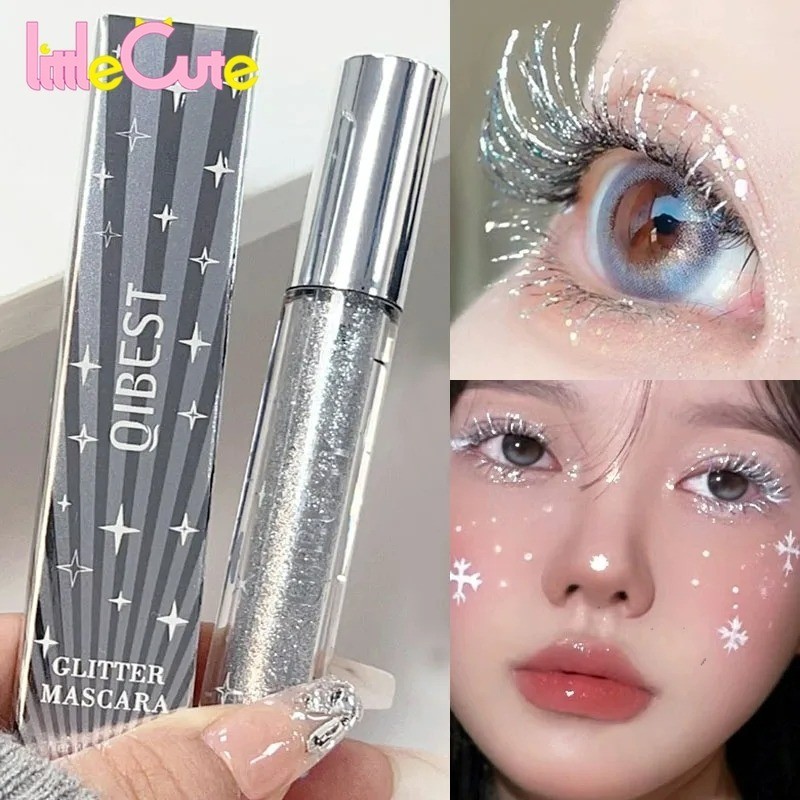 ดัดผมหนายาว-เงาชิมเมอร์มาสคาร่าปริมาณธรรมชาติ-แห้งเร็วกันน้ําติดทนนาน-เศษไม้ทองสีม่วงมาสคาร่ากลิตเตอร์-ตาแต่งหน้าเครื่องสําอาง