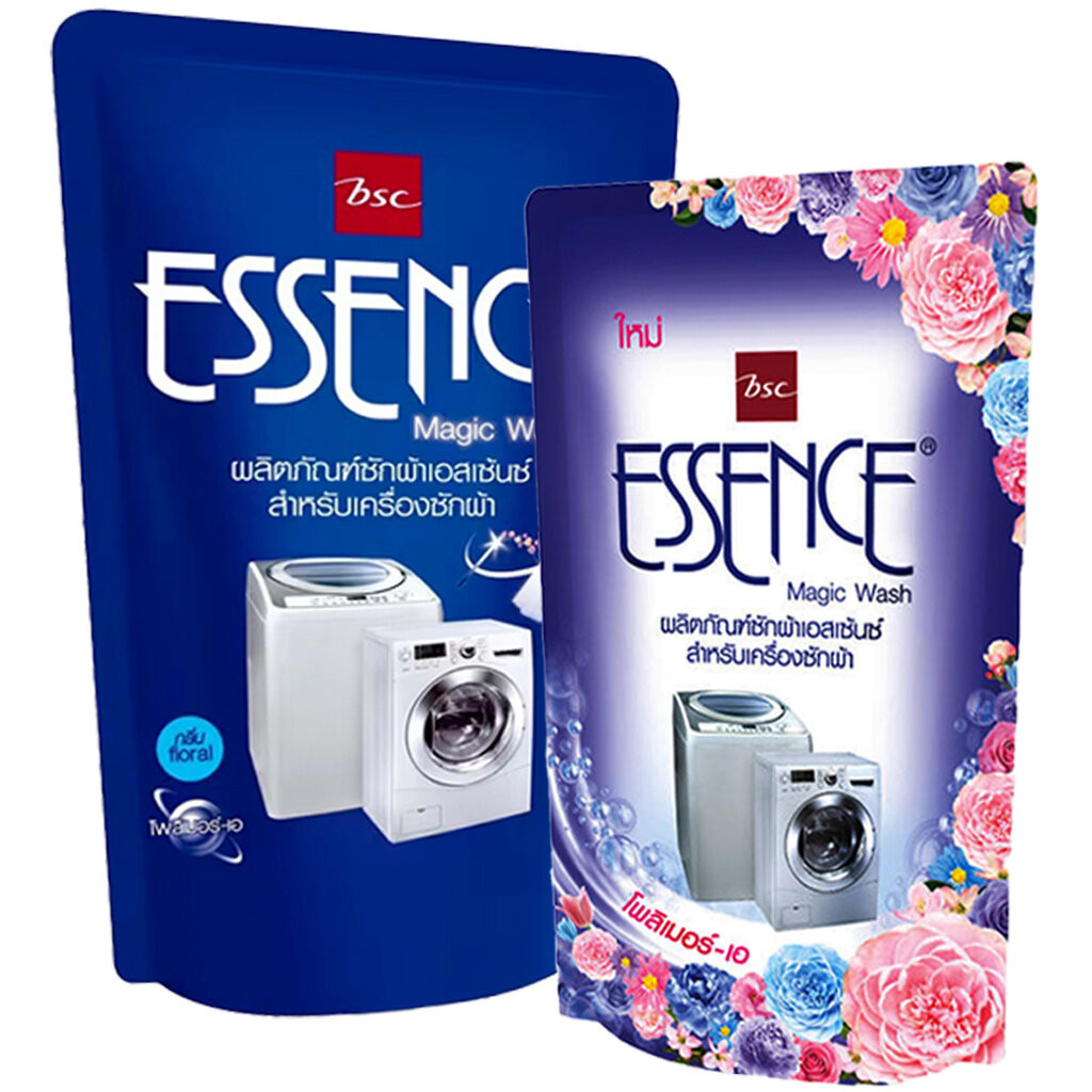 LeeMart น้ำยาซักผ้า เอสเซ้นซ์ Essence 700ML ชนิดถุง เอสเซนต์ จาก BSC รุ่น น้ำยาซักผ้า เอสเซ้นต์ ถุง 