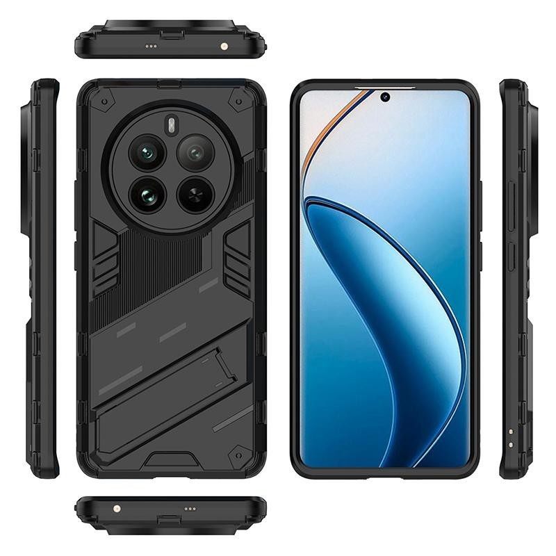 เคสโทรศัพท์มือถือแบบแข็ง กันกระแทก พร้อมขาตั้ง สําหรับ Realme 12 Pro+ Realme12 Pro Plus 5G 12+ RMX3840 RMX3867