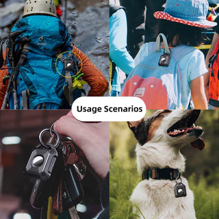สําหรับ Air-Tag Locator ซิลิโคนนุ่ม ฝาครอบป้องกัน กันน้ํา ป้องกันการสูญหาย ป้องกันรอยขีดข่วน TPU เคส พร้อมพวงกุญแจ อุปกรณ์เสริม