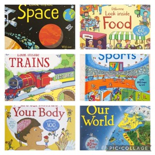 พร้อมส่ง 3D Usborne Look Inside  Learning books หนังสือเด็กภ…