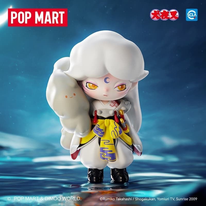 P POPMART DIMOO Inuyasha Series-ฟิกเกอร์สไตล์ยาฆ่า