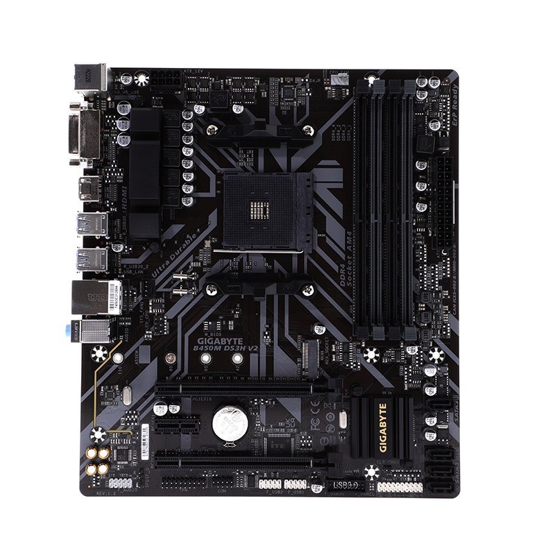 GIGABYTE Mainboard เมนบอร์ด (AM4) GIGABYTE B450M DS3H V2 (REV1.2) - A0147308 [A3xcMHaq02]