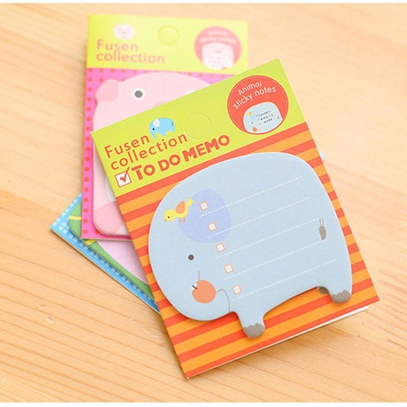 กระดาษโน๊ต ลายการ์ตูนสัตว์ แบบสร้างสรรค์ สําหรับนักเรียน ที่คั่นหนังสือ ปฏิทิน ไอเทมนักเรียน กระดาษห่อของขวัญ - รูปที่ 6