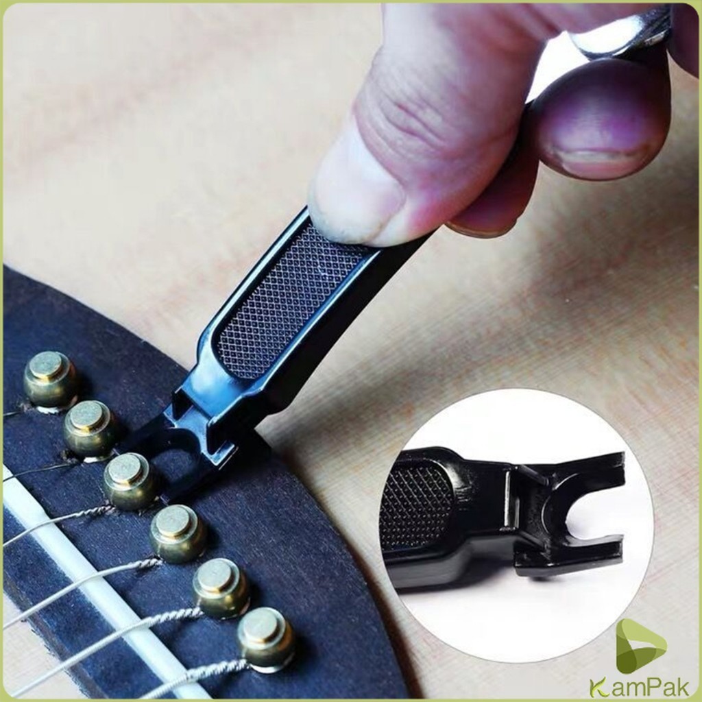 KamPak ที่หมุนลูกบิดกีตาร์ อุปกรณ์เปลี่ยนสายกีตาร์ 3in1 อูคูเลเล่ชิ้นส่วน เบส คุณภาพดี Guitar String Winder - รูปที่ 4