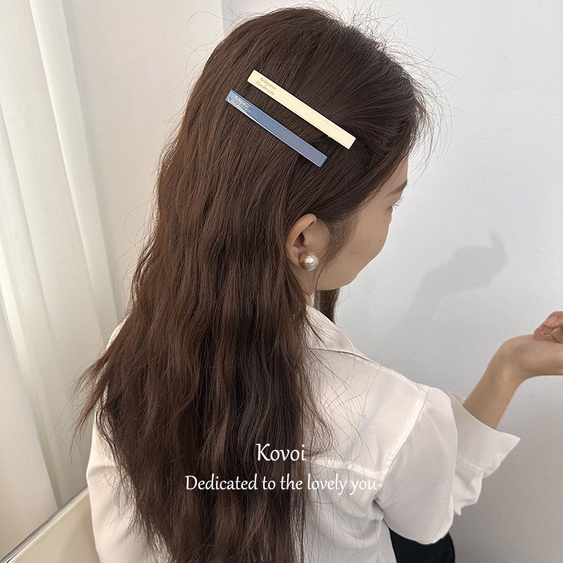 กิ๊บติดผมหน้าม้า รูปปากเป็ด สไตล์เกาหลี สําหรับผู้หญิง - รูปที่ 2