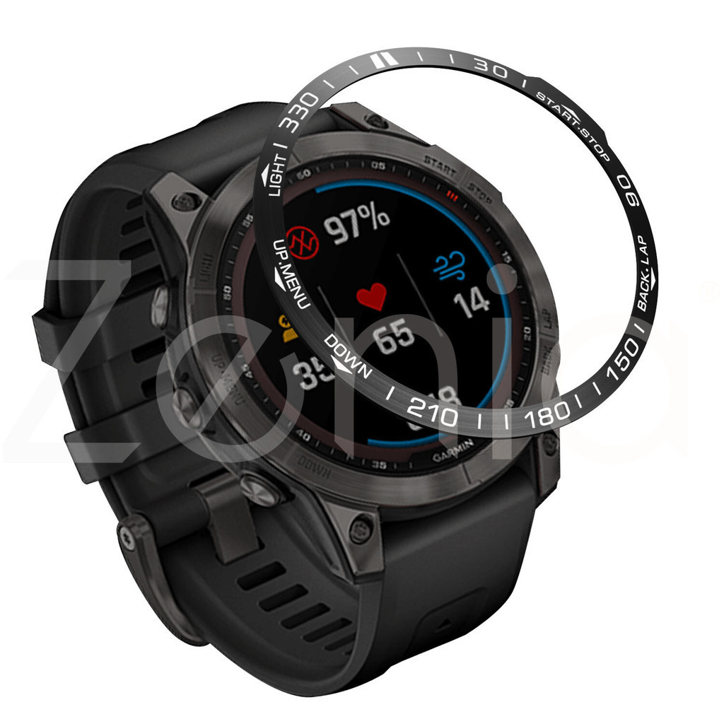 Garmin EPIX Pro (Gen 2) Sapphire Standard | 51 มม.47 มม.นาฬิกา Bezel แหวนกาวกรณี Anti Scratch สแตนเลสสมาร์ทกีฬานาฬิกาอุปกรณ์เสริม