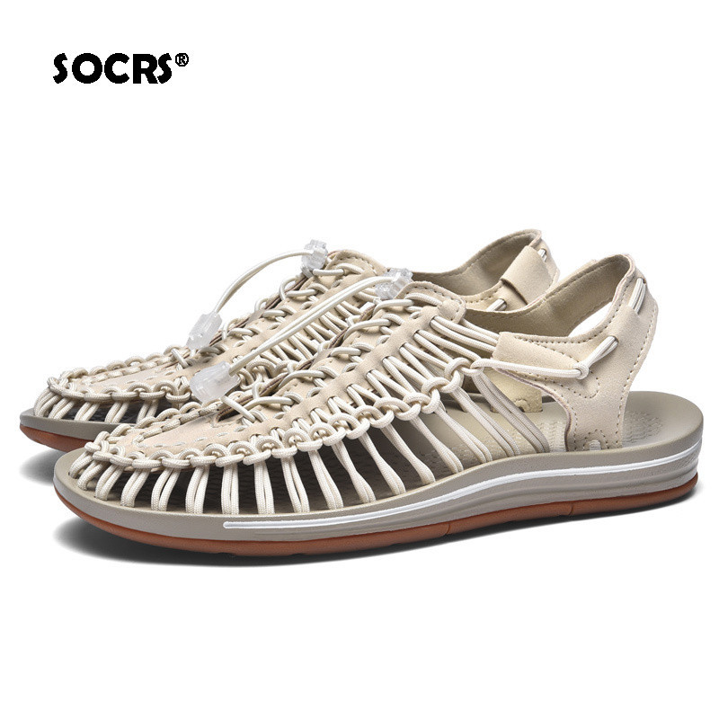 SOCRS 2026 ใหม่ รองเท้าแตะรัดส้น ระบายอากาศ เบาสบาย สำหรับผู้ชาย ไซซ์ 47 48