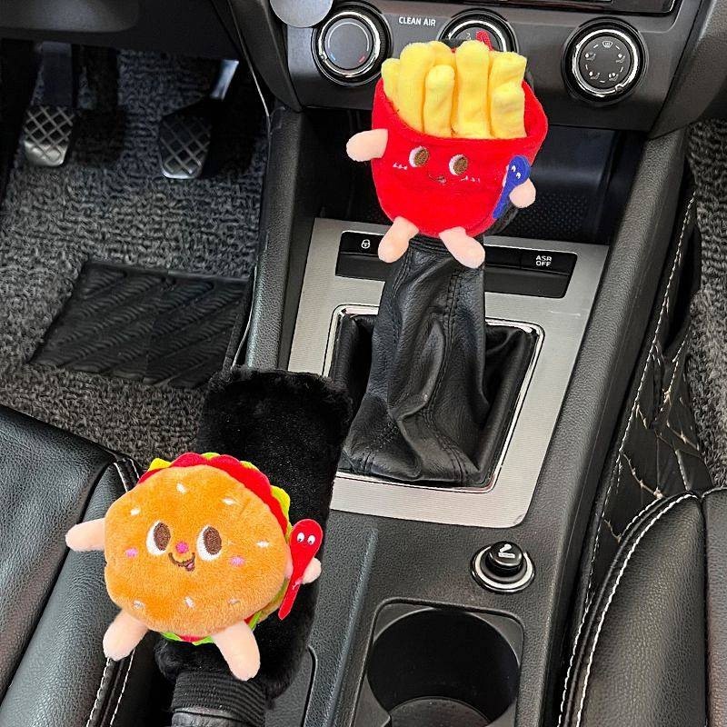 ปลอกก้านเบรกมือรถยนต์ ผู้หญิง น่ารัก สากล อุปกรณ์ตกแต่งภายในรถ