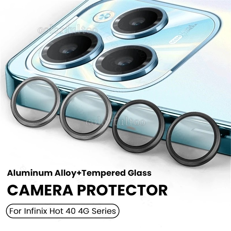 ฟิล์มกระจกนิรภัยกันรอยหน้าจอ เลนส์กล้อง แบบใส สําหรับ Infinix Hot 40 Pro 40Pro 40i Hot40 Hot40i Hot40Pro 4G