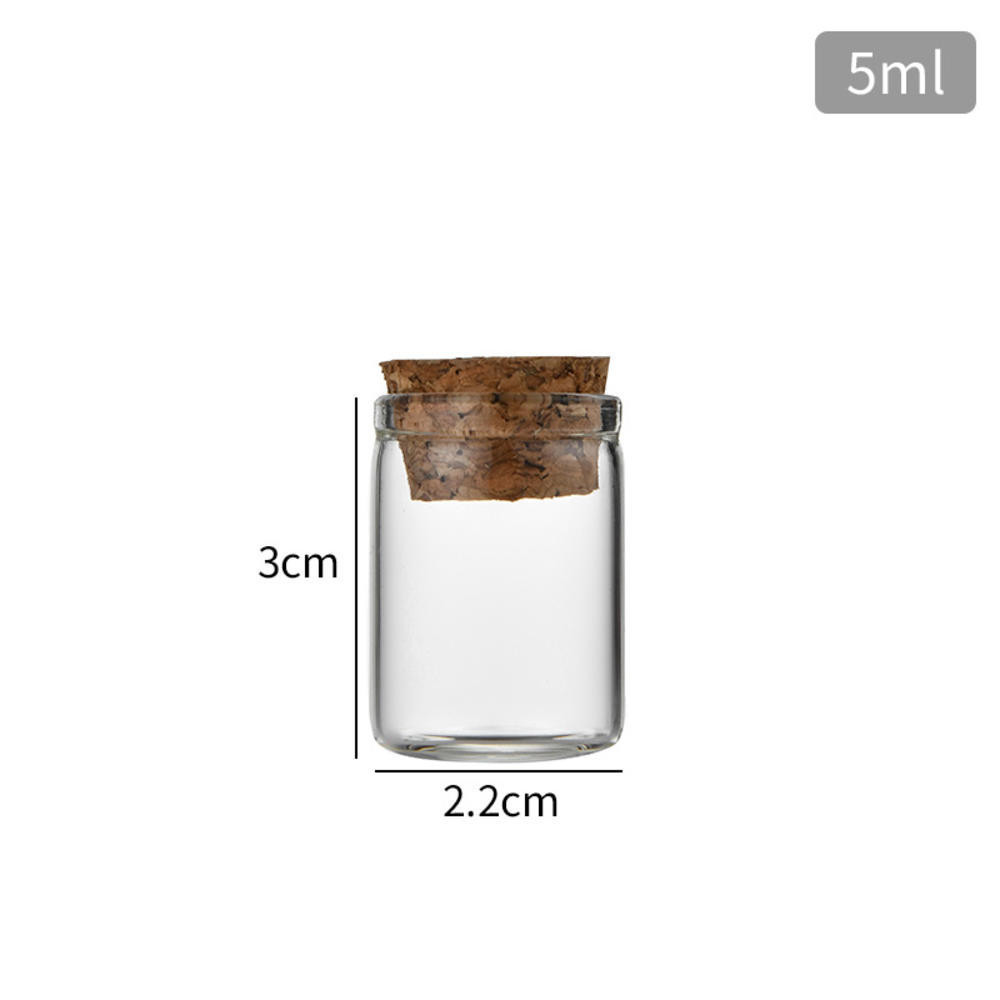 【 สต ๊ อกพร ้ อม 】 1PCS 5ML-30ML ปากตรงขวดหลอดแก ้ วใสพร ้ อมจุกจุกจุกไม ้ ก ๊ อกซีลที ่ ดีสําหรับการจัดเก ็ บขนมเกลืออาบน ้ ําการทดลองทางวิทยาศาสตร ์ และการขยายพันธุ ์ พืช