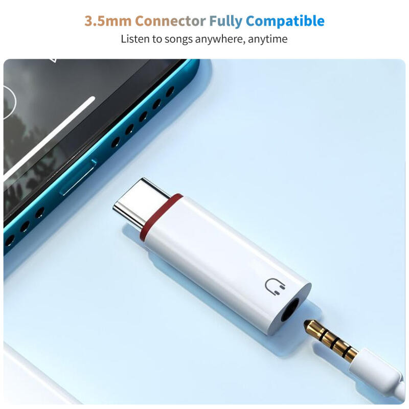 อะแดปเตอร์แปลงหูฟัง ตัวเมีย 3.5 มม. เป็น Type C iOS ตัวผู้ OTG สําหรับ iPh Samsung Xiaomi