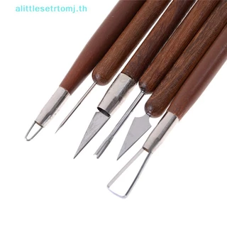 Alittlese 6 ชิ้น Clay Sculpting ขี้ผึ้งแกะสลักเครื่องปั้นดินเผา DIY เครื่องมือ Shapers Polymer Modeling ของขวัญ TH