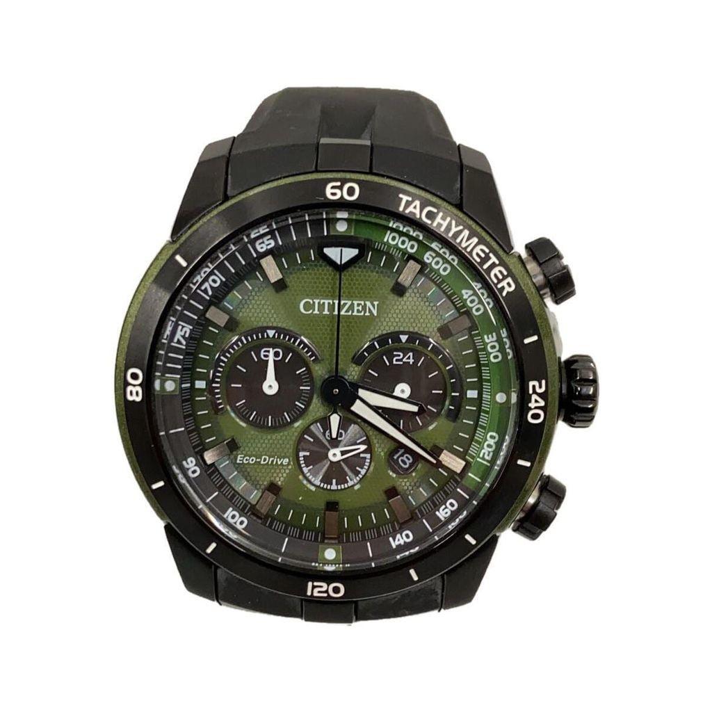 CITIZEN Mens Watch Solar Digiana Ceramic GRN GN-4W-S Direct from Japan Secondhand