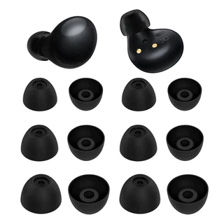 3 คู่, จุกหูฟังซิลิโคนทดแทนสําหรับ Samsung Galaxy Buds 2 และ Galaxy Buds + Plus, เคล็ดลับหูฟังยางนุ่มสําหรับ Galaxy Buds 2019, Fit in case