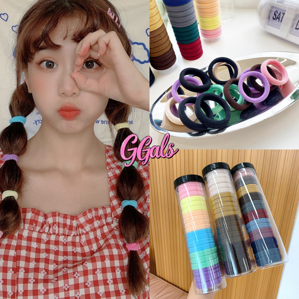 💐GGals​💐เครื่องประดับผม สีแคนดี้ ใช้ดี แหวนผม เกาหลี แฟชั่น พร้อมส่งในไทย สไตล์ใหม่ 20 ชิ้นต่อกล่อง#TM-1
