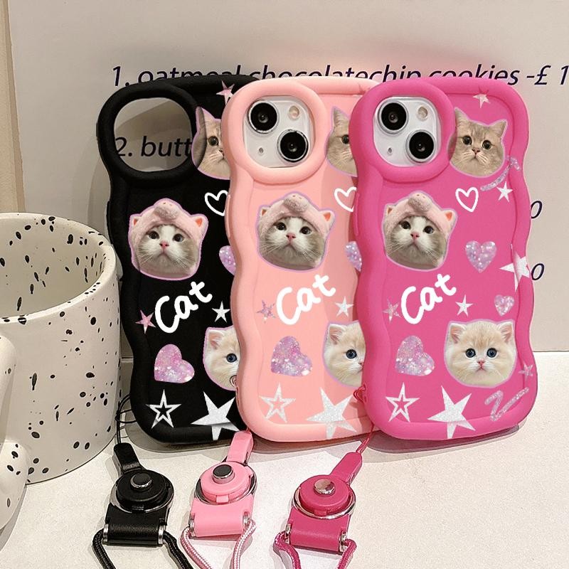 ปลอกสําหรับ IQOO Z6 5G U1x Case Simple Kittens Head Soft Bumper Casing ล่าสุด