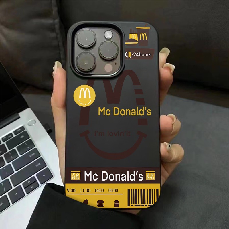 ❤️จัดส่งทันที❤️เคสไอโฟน11 13 14 15 16 Pro Max กันกระแทก Hard McDonald's Fashion Case For iPhone 13PM,16PM,15PM,14PM