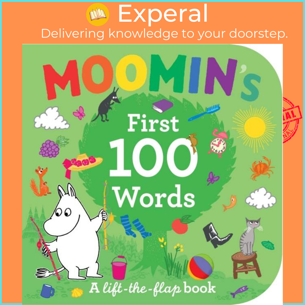 Moomins First 100 Words โดย Tove Jansson (ฉบับสหราชอาณาจักร, บอร์ดบุ๊ค)
