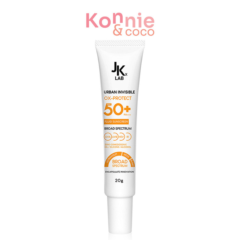 JKxLab Urban Invisible Sunscreen SPF50+ PA++++ 20g เจเคเอ็กซ์แล็บ กันแดดเนื้อบางเบา.