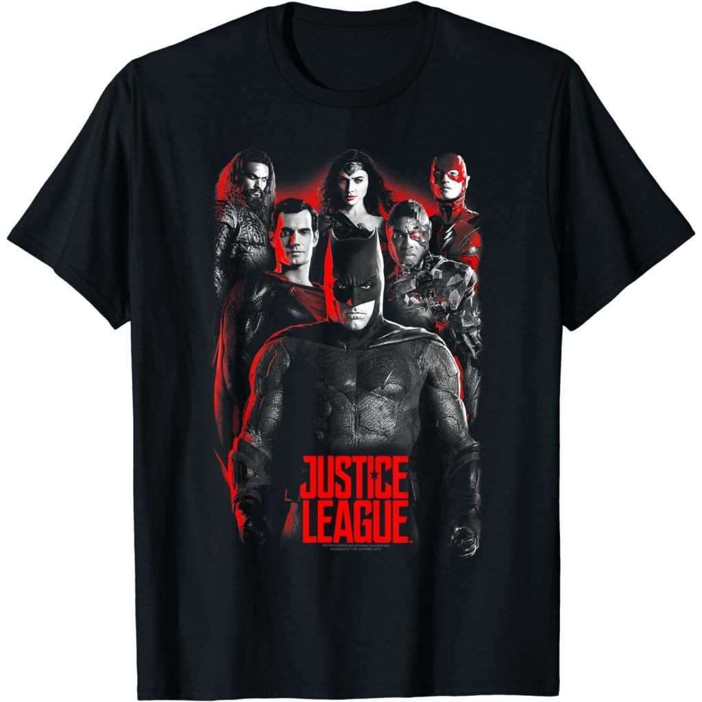 ความร้อน  พิมพ์ลาย Justice League Movie The League แฟชั่นสําหรับเด็กผู้ชาย และผู้หญิง อายุ 1 2 3 4 5