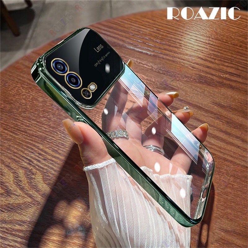 เคส OPPO A55 4G A77S A57 2022 A54 A58 A53 A96 A76 A95 A78 5G A74 A7 A12 A5S A3S A12E A31 2020 เคสด้านหลัง แบบบางพิเศษ ป้องกันกระแทก สําหรับ DSC