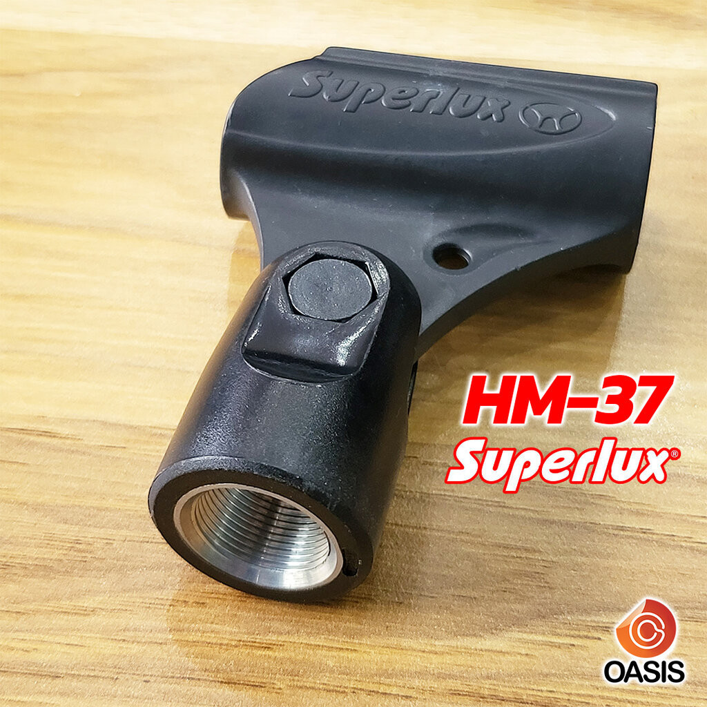 (1อัน) คอไมค์สอด SUPERLUX HM-37 HM37 คอสวมไมค์ แบบสอด ไมค์จ่อเครื่องดนตรี Microphone Clip ใช้กับไมค์คอนเดนเซอร์