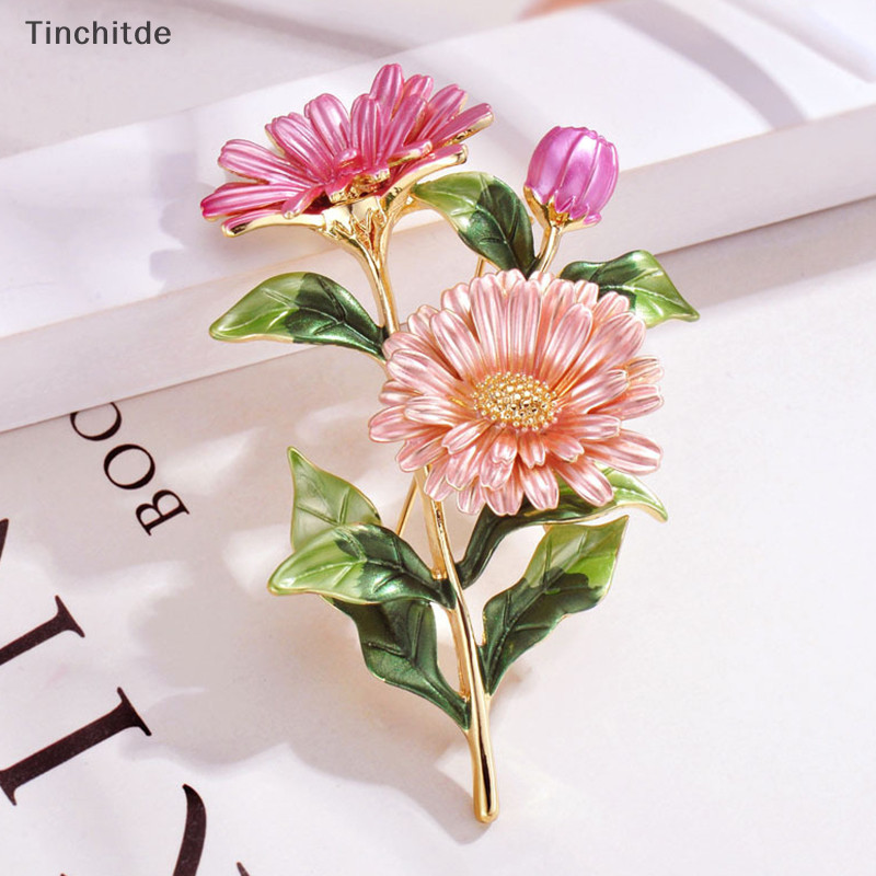 [Tinchitde] เข็มกลัด โลหะผสม รูปดอกเดซี่ เครื่องประดับ สําหรับผู้หญิง งานแต่งงาน ช่อดอกไม้ เสื้อผ้า เสื้อโค้ท ผ้าพันคอ [Preferred]