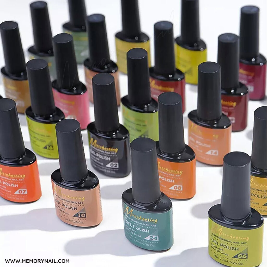 สีเจลทาเล็บ Miss66 สีทาเล็บเจล เนื้อแน่น ใช้ดี พร้อมส่ง 7.5ml. (รหัส61-66) สีเจล อุปกรณ์ทำเล็บเจล