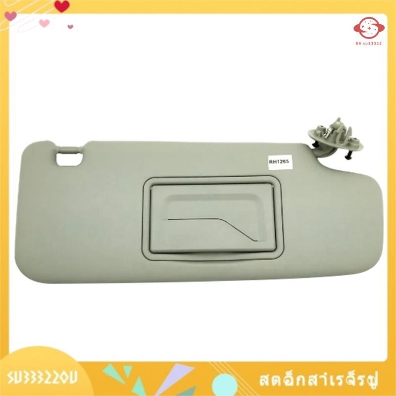 (พร้อมส่ง) ม่านบังแดดพลาสติก สีเทา พร้อมกระจก ด้านขวา 1 ชิ้น สําหรับ Chevrolet Sonic 95231265