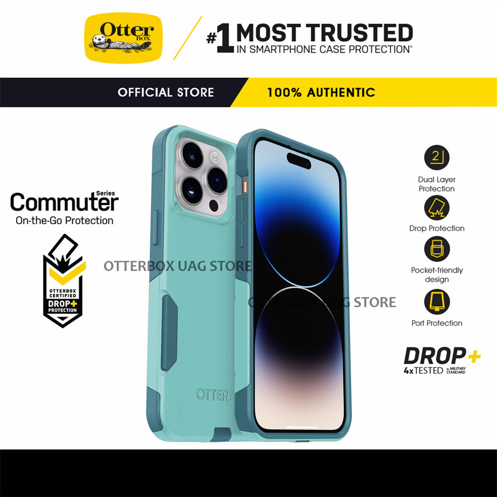 เคส OtterBox รุ่น Commuter Series - iPhone 16 15 14 Pro Max / 16 15 14 Pro / 16 15 14 Plus / 16 15 14 / 13 12 Pro Max / 13 12 Pro / 13 12 Mini