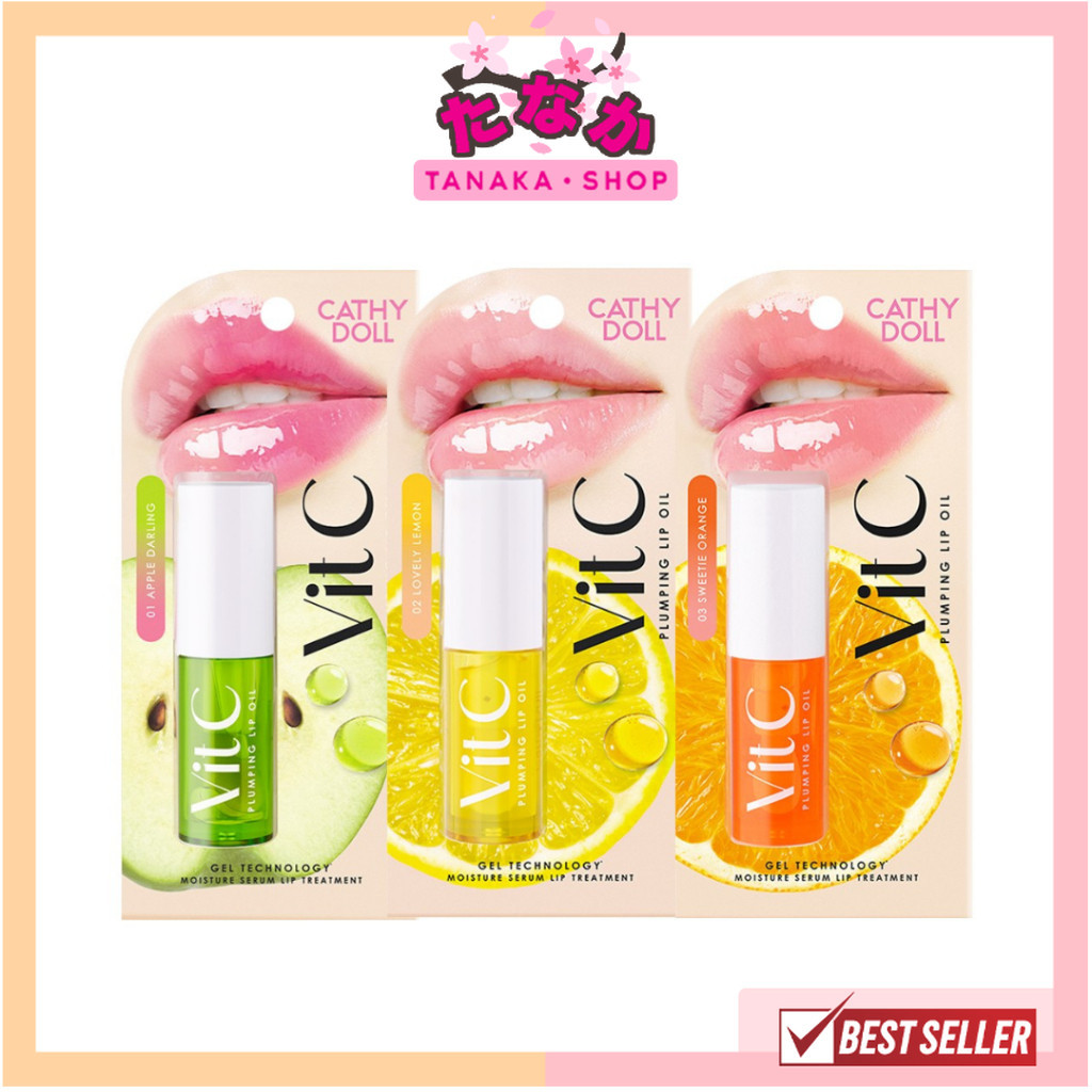 Cathy Doll Vitamin C Plumping Lip Oil 2.4G #ลิปออยล์